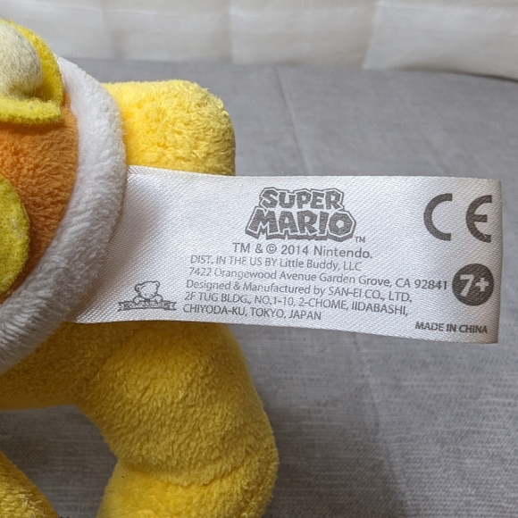2014 Super Mario Bowser Son Koopaling Lemmy Koopa Plush Toy Rainbow Small 7" Tal - Picture 10 of 13